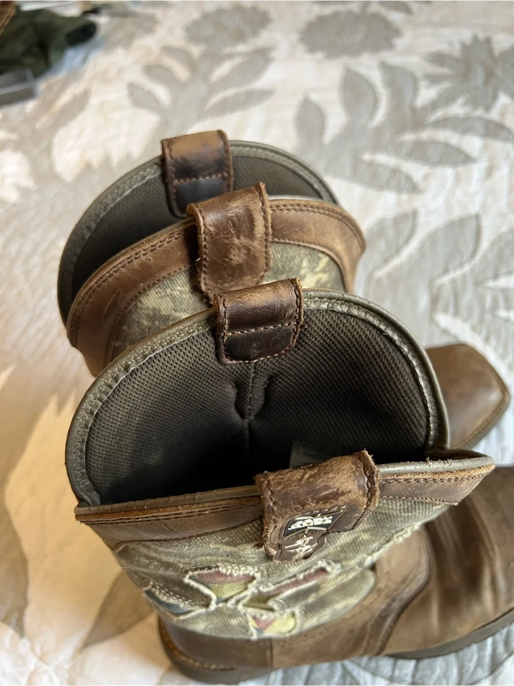 Cody James Tychee Camo Flag Western Boots Mens 10D BCJSP20P108 Brothers Sons